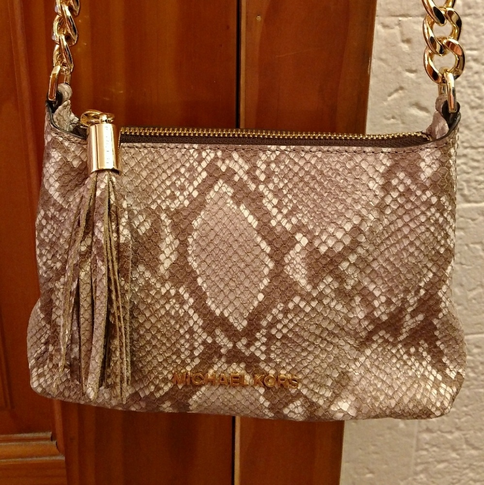 Michael Kors Python Crossbody! - image 1